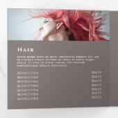 液体グリッター3折パンフレット 三つ折りカード (内部最初)