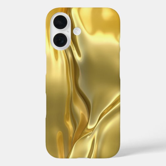 液体ゴールド抽象的な輝き Case-Mate iPhoneケース (裏面)