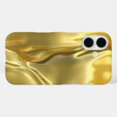 液体ゴールド抽象的な輝き Case-Mate iPhoneケース (裏面 (横))