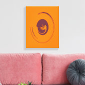 液体サークル – キャンバスプリント (インサイチュ (リビング))