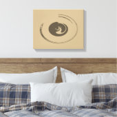 液体サークル – キャンバスプリント (インサイチュ (寝室))