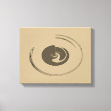 液体サークル – キャンバスプリント