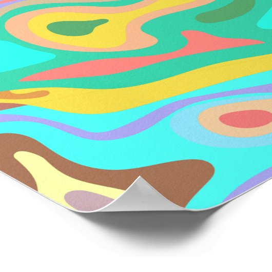 液体サーフェス12 ポスター (角)