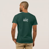 液体スカイクラシックプリント小ロゴ2 Tシャツ (裏面フル)