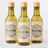 液体ステッおもしろいカー名パーティーボトルジンユニコーン ワインラベル (ボトル)