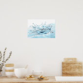 液体スプラッ描写シュ ポスター (キッチン)