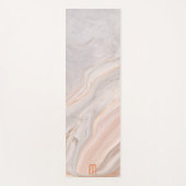 液体スワール水カラー ヨガマット (正面)