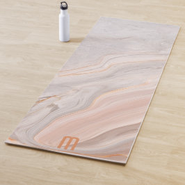 液体スワール水カラー ヨガマット