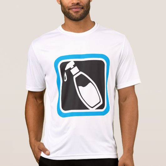液体ソープディスペンサーポンプボトルアイコン Tシャツ (正面)
