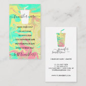 液体タンブラ気にー命令 名刺 (正面/裏面)