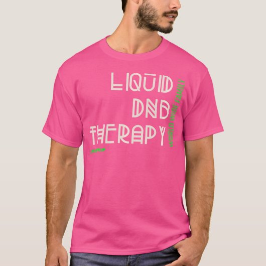 液体ドラムとベース174 Bpm Dnb音楽 Tシャツ (正面)
