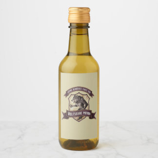 液体ファニーシール名パーティーボトルジン ユニコーン ワインラベル