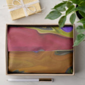 液体ファンキーカラフル波 薄葉紙 (ギフト)