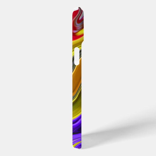 液体ファンキー波 Case-Mate iPhoneケース (裏面 / 右)