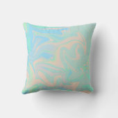 液体ホログラフィフェイクック虹彩色テクスチャ クッション (裏面)