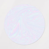 液体ホロフェイクグラフィ虹色質感 ラベル (デザイン2)