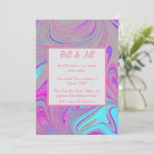 液体マーブル結婚ズ 招待状 (スタンド正面)