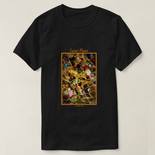 液体モザイク – MisterPシャツ Tシャツ (デザイン正面)