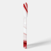 液体モダンスワールスクエアマスタード赤と白 Case-Mate iPhoneケース (裏面 / 右)