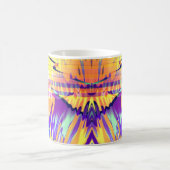 液体ラインと波 コーヒーマグカップ (中央)