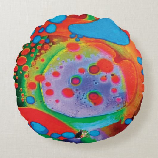 液体ラウンジ ラウンドクッション (正面)