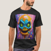 液体予測できな幽霊ポートレートTシャツ Tシャツ (正面)