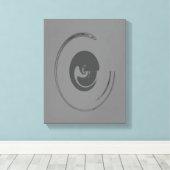 液体円 – キャンバスプリント (インサイチュ (ウッドフロア))