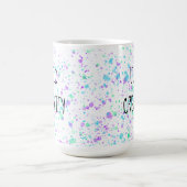 液体創造絵を描性（ばちゃばちゃ）跳ねるマググ コーヒーマグカップ (中央)