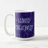 液体創造絵を描性(ばちゃばちゃ)跳ねるマググ コーヒーマグカップ (左)