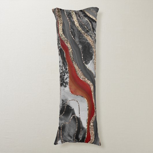 液体大理石アゲートグリッターグラム#13フェイクグリッター ボディピロー (正面縦)