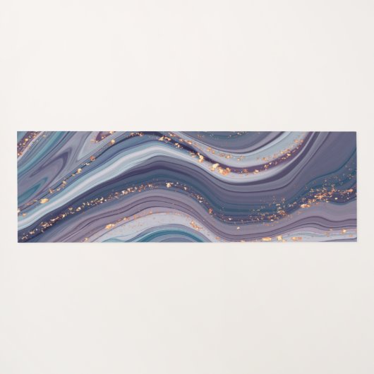 液体大理石石 ヨガマット (裏面(横))