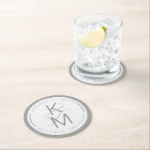 液体大理石結婚の中性点ID888 ラウンドペーパーコースター (インサイチュ)