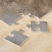 液体大理石 – 真珠と金ゴールド ジグソーパズル (側面)