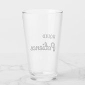 液体忍耐ビアグラスおもしろい – 飲み引用文 タンブラーグラス (裏面)