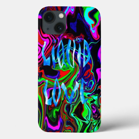 液体愛~iPadプラスチック2/3/4ケース Case-Mate iPhoneケース (裏面)