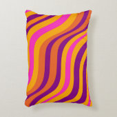 液体旋回流溝状ストライプY2Kパターン アクセントクッション (正面(垂直))