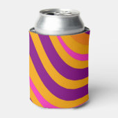 液体旋回流溝状ストライプY2Kパターン 缶クーラー (缶正面)