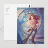 液体水姿 ポストカード (正面/裏面)