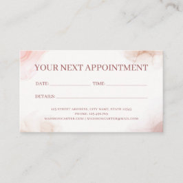 液体水色アルコールインク 予約カード