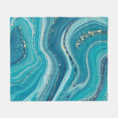 液体泥石及びグリッターフリースブランケット フリースブランケット (正面(横))