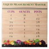 液体測定用ガイドキッチンセラミックタイル タイル (正面)