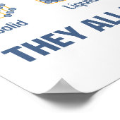 液体無地のガス – すべて重要 ポスター (角)