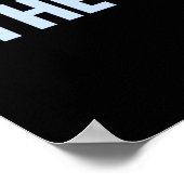 液体無地のガス – すべて重要 ポスター (角)