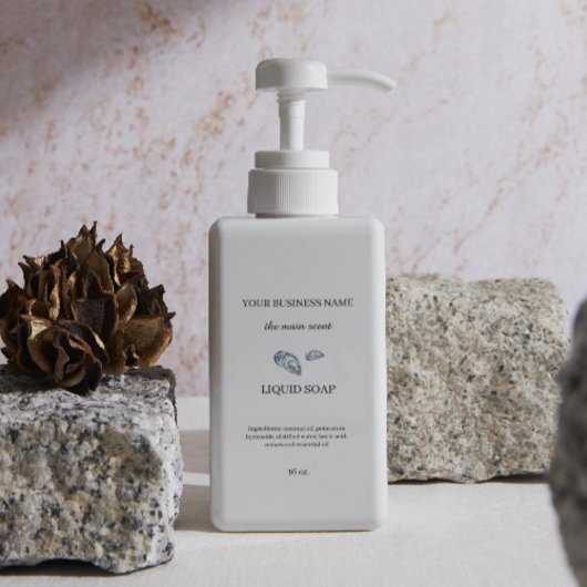 液体石鹸ディスペンサー化粧品ボトル包装 長方形シール