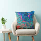 液体絵を描樹脂流動芸術スタイル脱色枕 クッション (椅子)