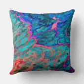 液体絵を描樹脂流動芸術スタイル脱色枕 クッション (裏面)