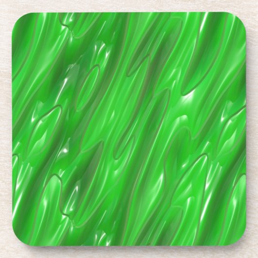 液体緑 コースター (正面)