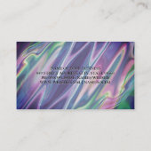 液体背景 名刺 (裏面)