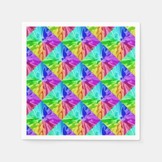 液体色 スタンダードカクテルナプキン (正面)