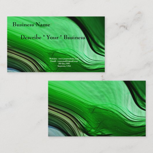 液体草名刺 名刺 (正面/裏面)